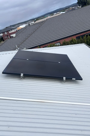 Solar panel on the roof in Melbourne