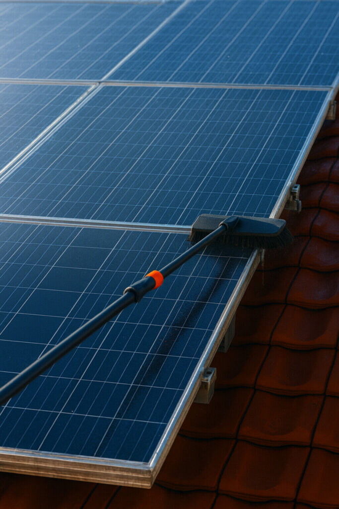 SEN electricians performing solar maintenance to a Melbourne home.