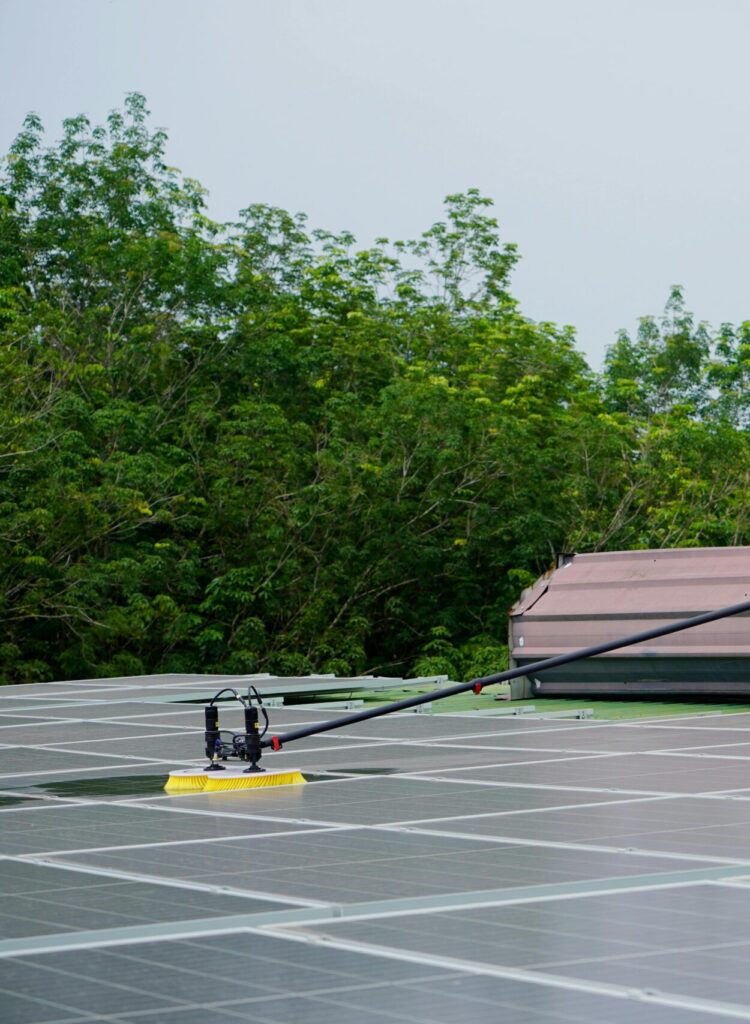 Routine solar panel check and maintenance by SEN Solar